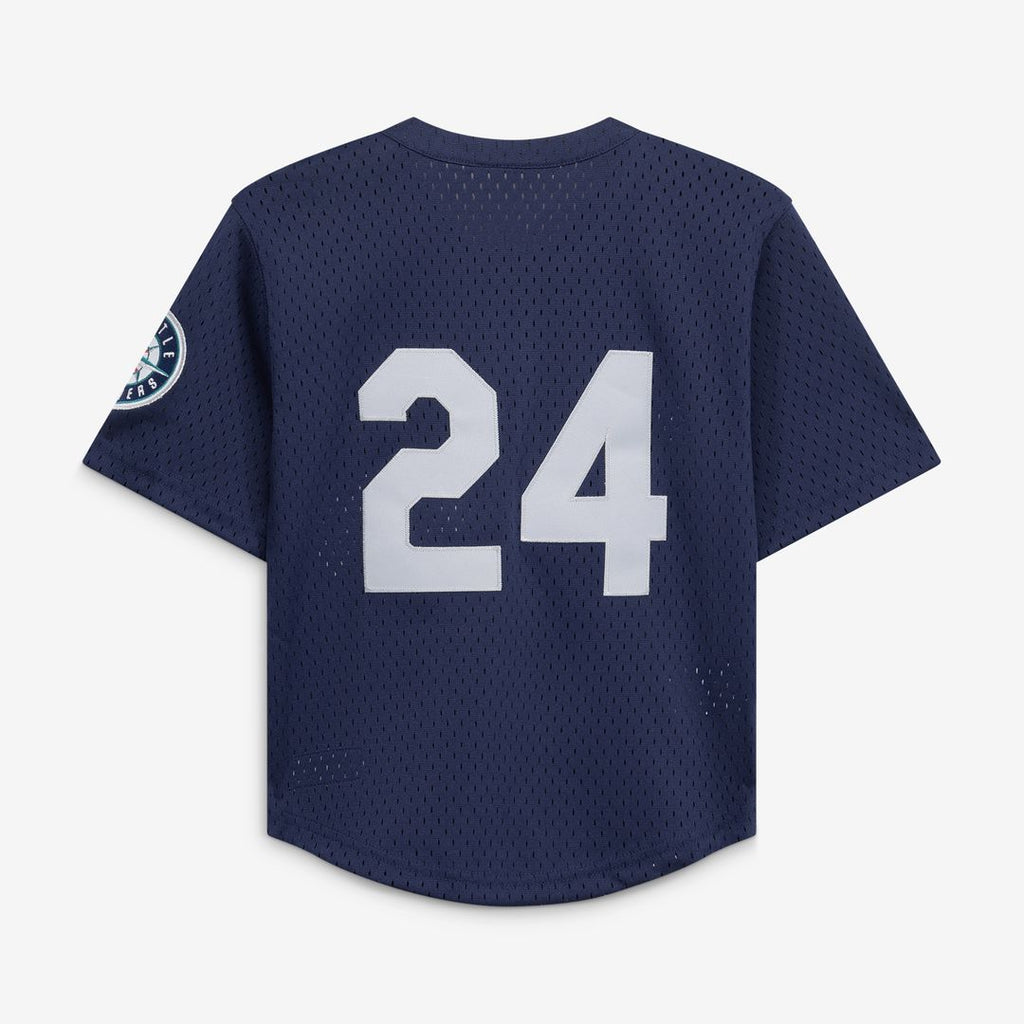 Seattle Mariners Ken Griffey Jr. Mitchell & Ness Preschool Cooperstown Mesh Batting Practice Jersey - Navy