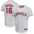 Los Angeles Angels Yusei Kikuchi Nike Youth Home Game Player Jersey - White