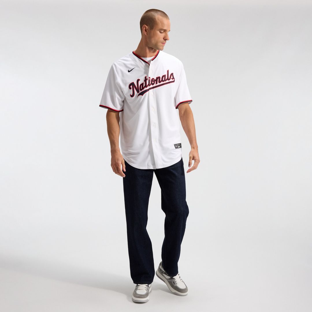 Washington Nationals CJ Abrams Nike Home Replica Jersey - White