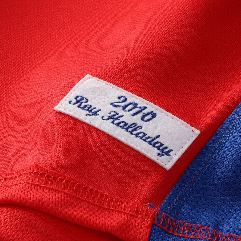 Philadelphia Phillies Roy Halladay Mitchell & Ness Preschool Cooperstown Mesh Batting Practice Jersey - Red