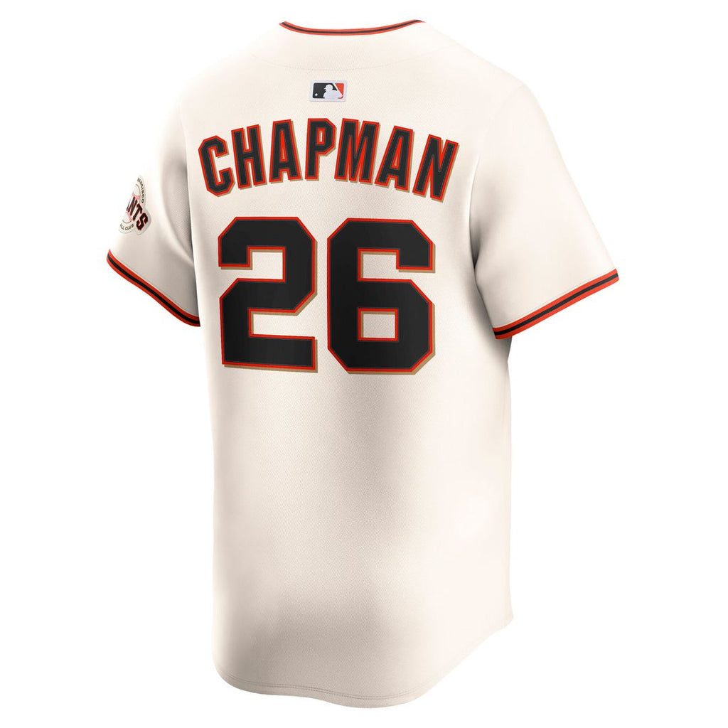 San Francisco Giants Matt Chapman Nike Home Limited Player Jersey - Cream
