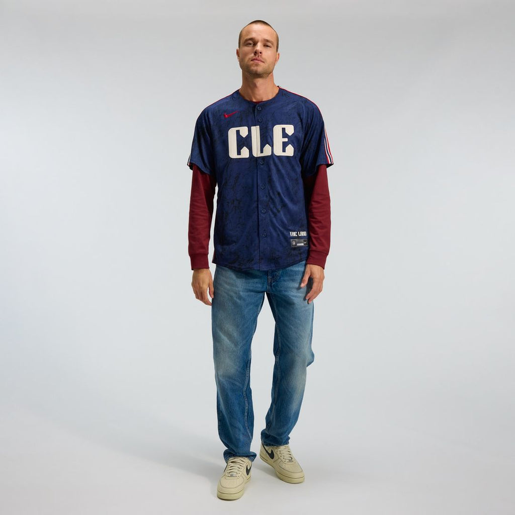 Cleveland Guardians Nike City Connect Limited Jersey - Navy