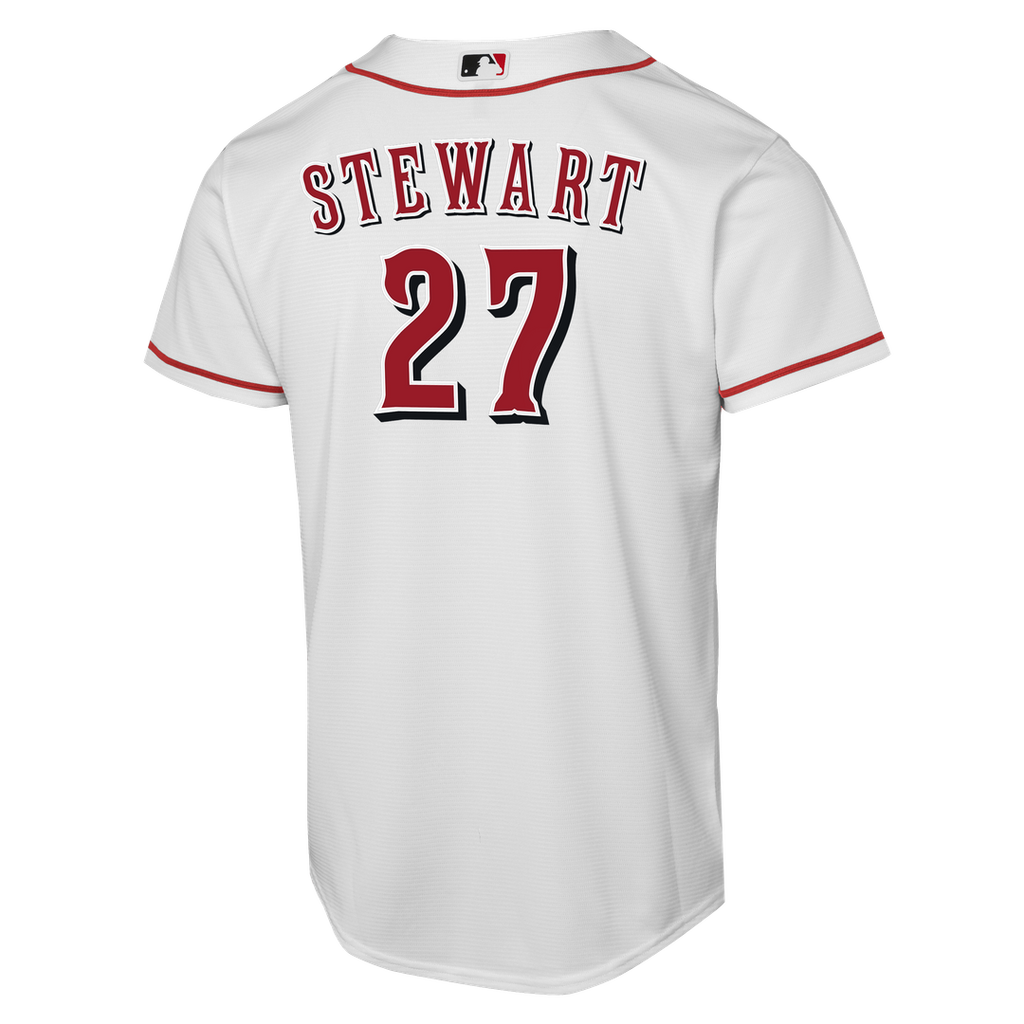 Cincinnati Reds Sal Stewart Nike Youth Home Replica Player Jersey - White
