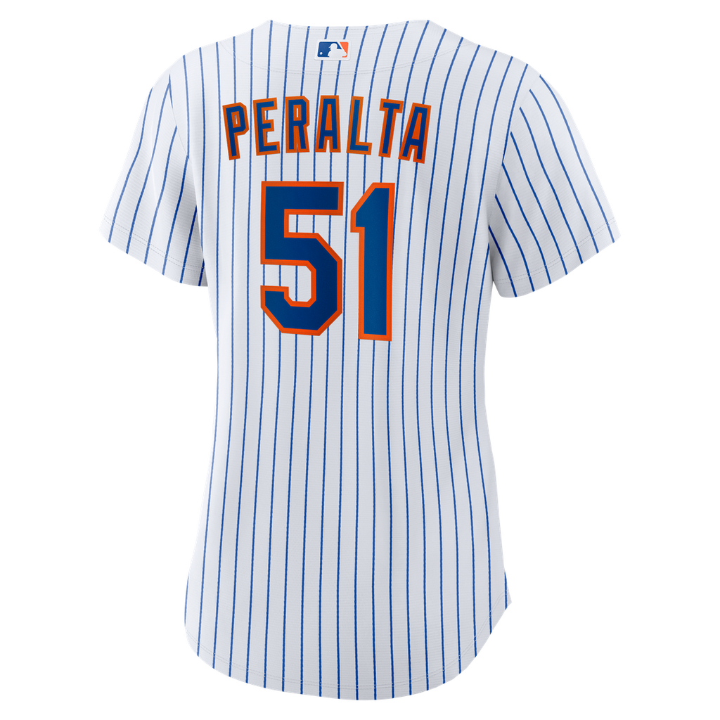 New York Mets Freddy Peralta Nike Women's Home Replica Jersey - White