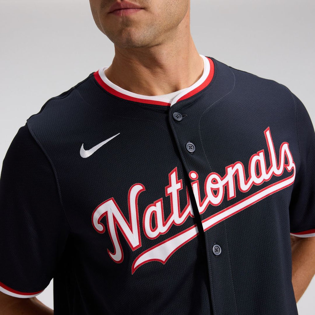 Washington Nationals James Wood Nike Alternate Limited Player Jersey - Navy
