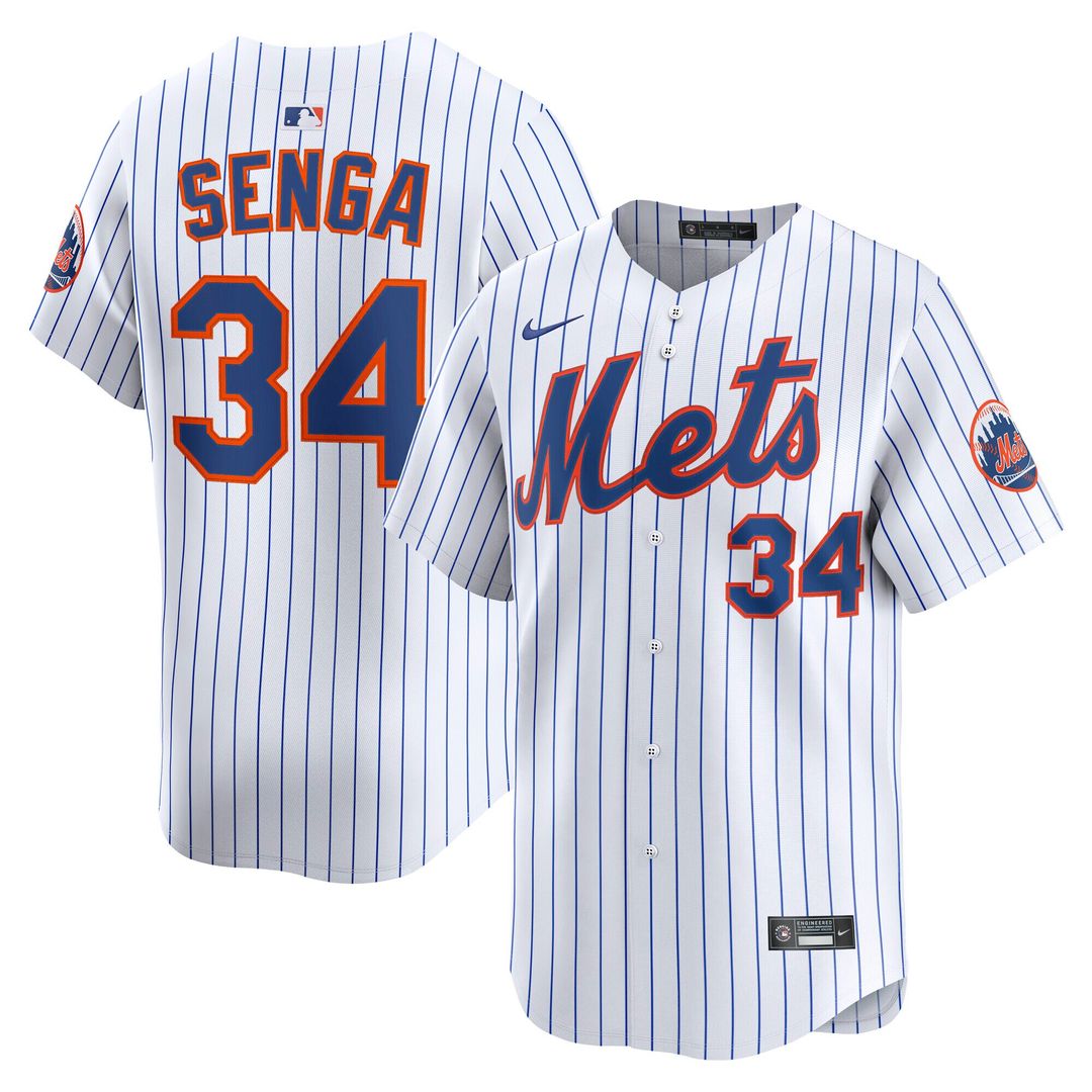 New York Mets Kodai Senga Nike Home Limited Player Jersey - White