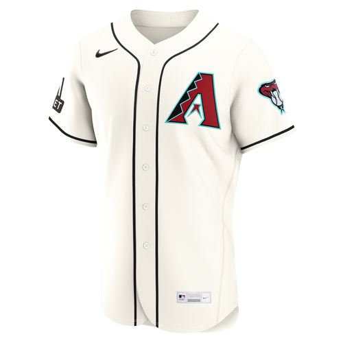 Arizona Diamondbacks Ketel Marte Nike Home Authentic Sponsor Patch Jersey - Cream