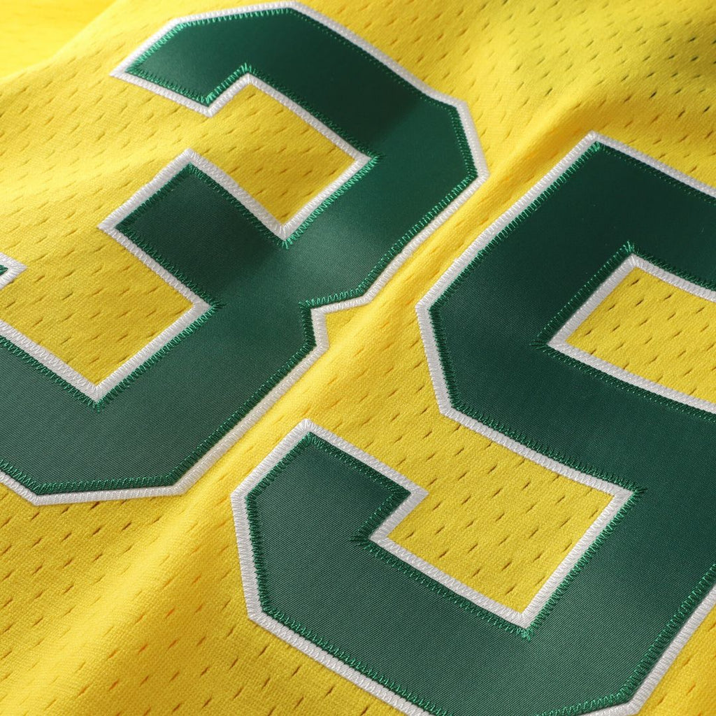 Athletics Rickey Henderson Mitchell & Ness Authentic Batting Practice Jersey - Yellow