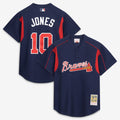 Atlanta Braves Chipper Jones Mitchell & Ness Authentic Batting Practice Jersey - Navy