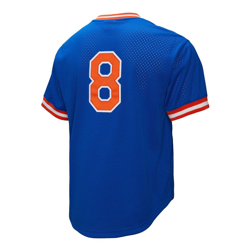 New York Mets Gary Carter Mitchell & Ness Big & Tall Cooperstown Mesh Batting Practice Jersey - Royal