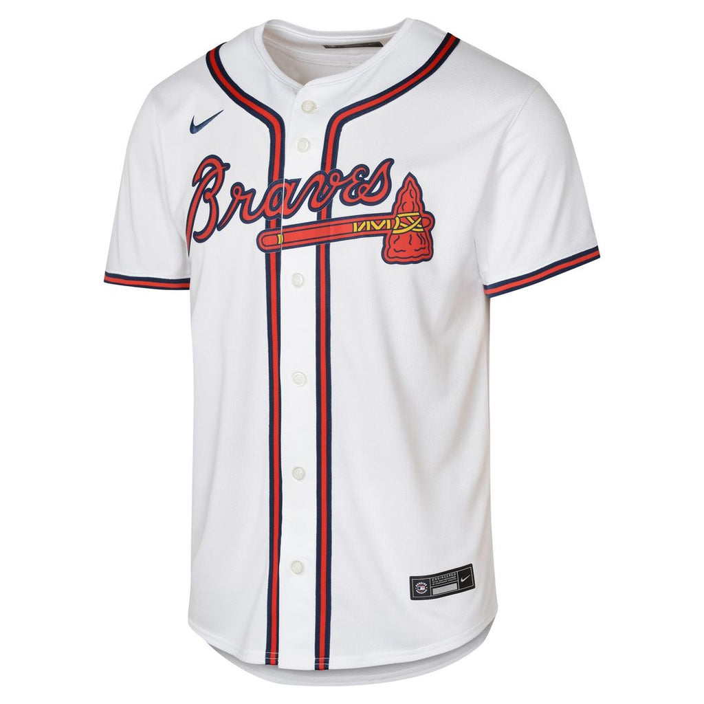 Atlanta Braves Ronald Acuña Jr. Nike Youth Home Limited Player Jersey - White