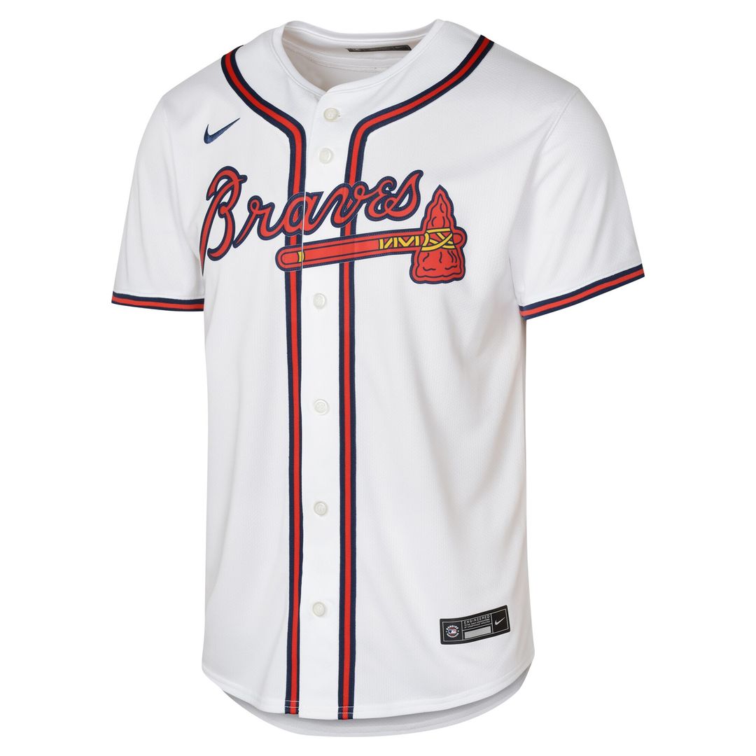 Atlanta Braves Ronald Acuña Jr. Nike Youth Home Limited Player Jersey - White