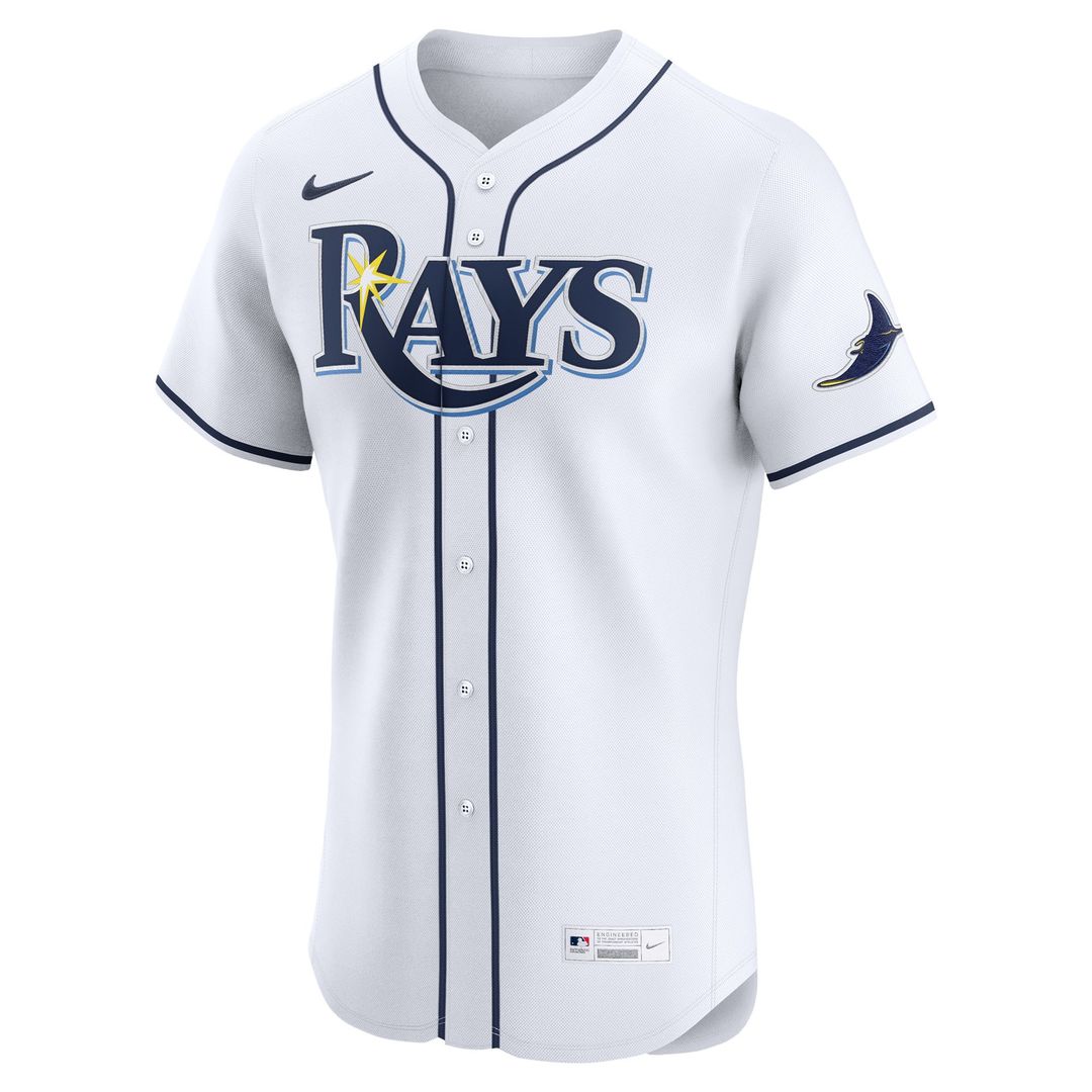 Tampa Bay Rays Nike Home Elite Jersey - White