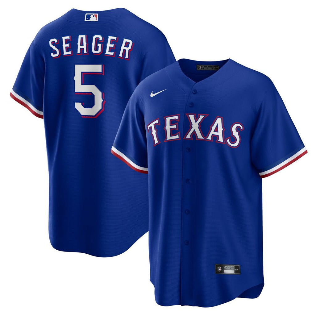 Texas Rangers Corey Seager Nike Alternate 2 Replica Jersey - Royal
