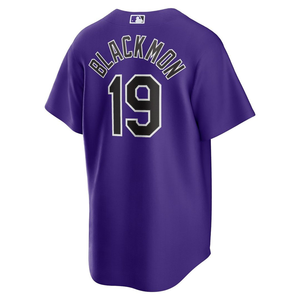 Colorado Rockies Charlie Blackmon Nike Alternate Replica Player Name Jersey - Purple