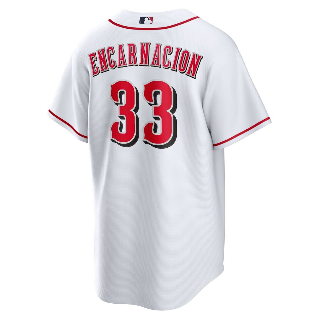 Cincinnati Reds Christian Encarnacion - Strand Nike Home Replica Jersey - White