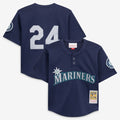 Seattle Mariners Ken Griffey Jr. Mitchell & Ness Preschool Cooperstown Mesh Batting Practice Jersey - Navy