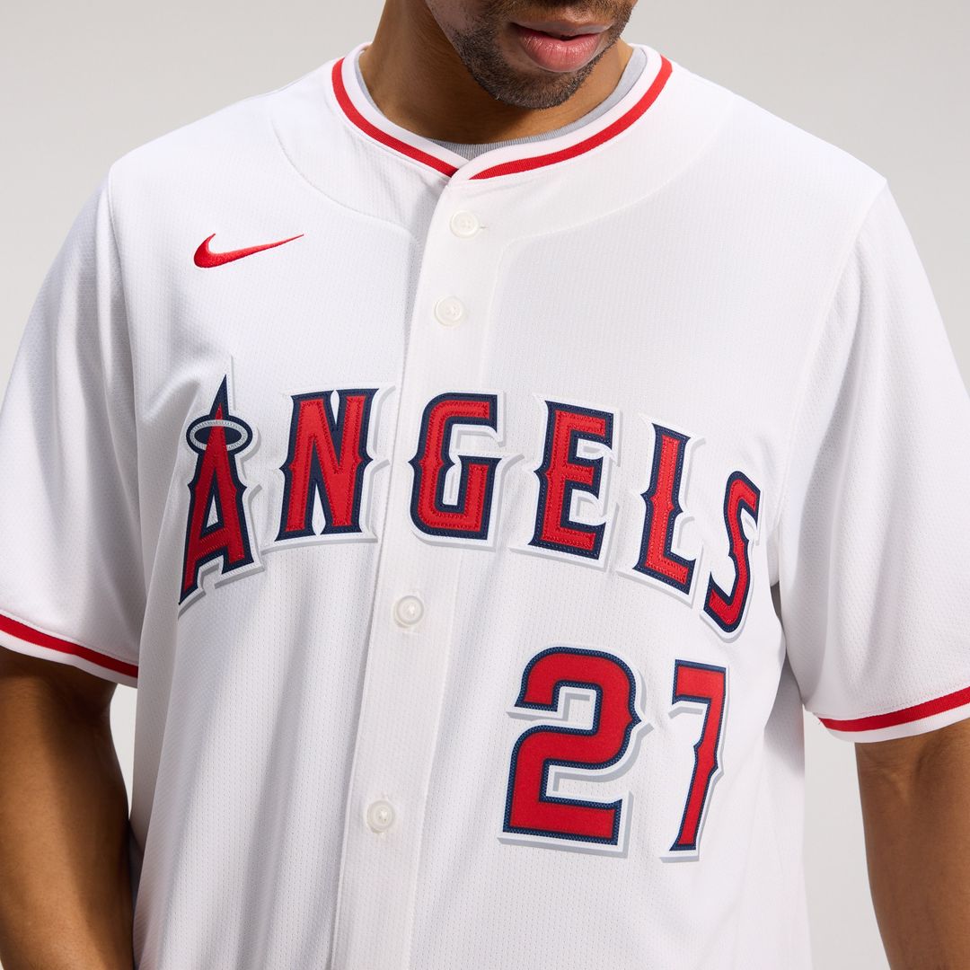 Los Angeles Angels Mike Trout Nike Home Limited Player Jersey - White