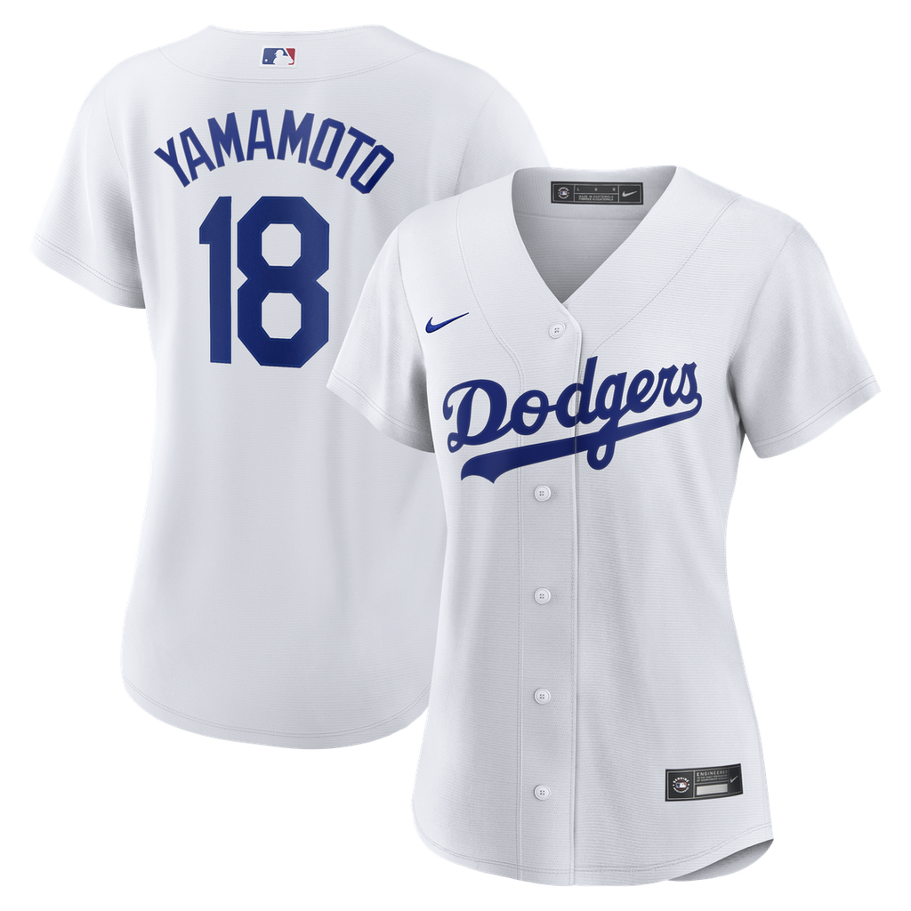Los Angeles Dodgers Yoshinobu Yamamoto Nike Women's Replica Jersey - White