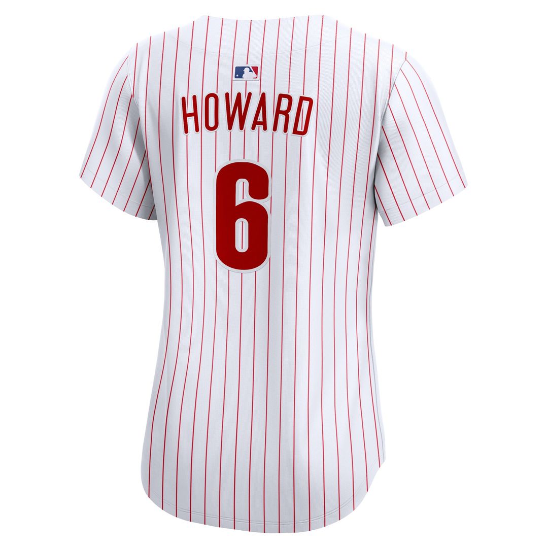 Philadelphia Phillies Ryan Howard Nike Women's Limited Jersey - White