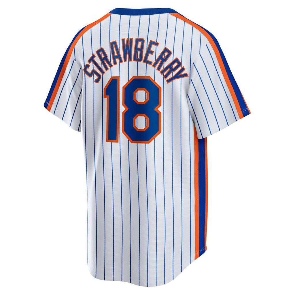 New York Mets Darryl Strawberry Nike Home Cooperstown Player Jersey - White