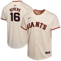 San Francisco Giants Rafael Devers Nike Youth Home Player Game Jersey - Cream