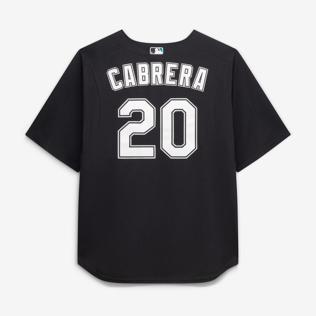 Miami Marlins Miguel Cabrera Mitchell & Ness Big & Tall Cooperstown Mesh Batting Practice Jersey - Black