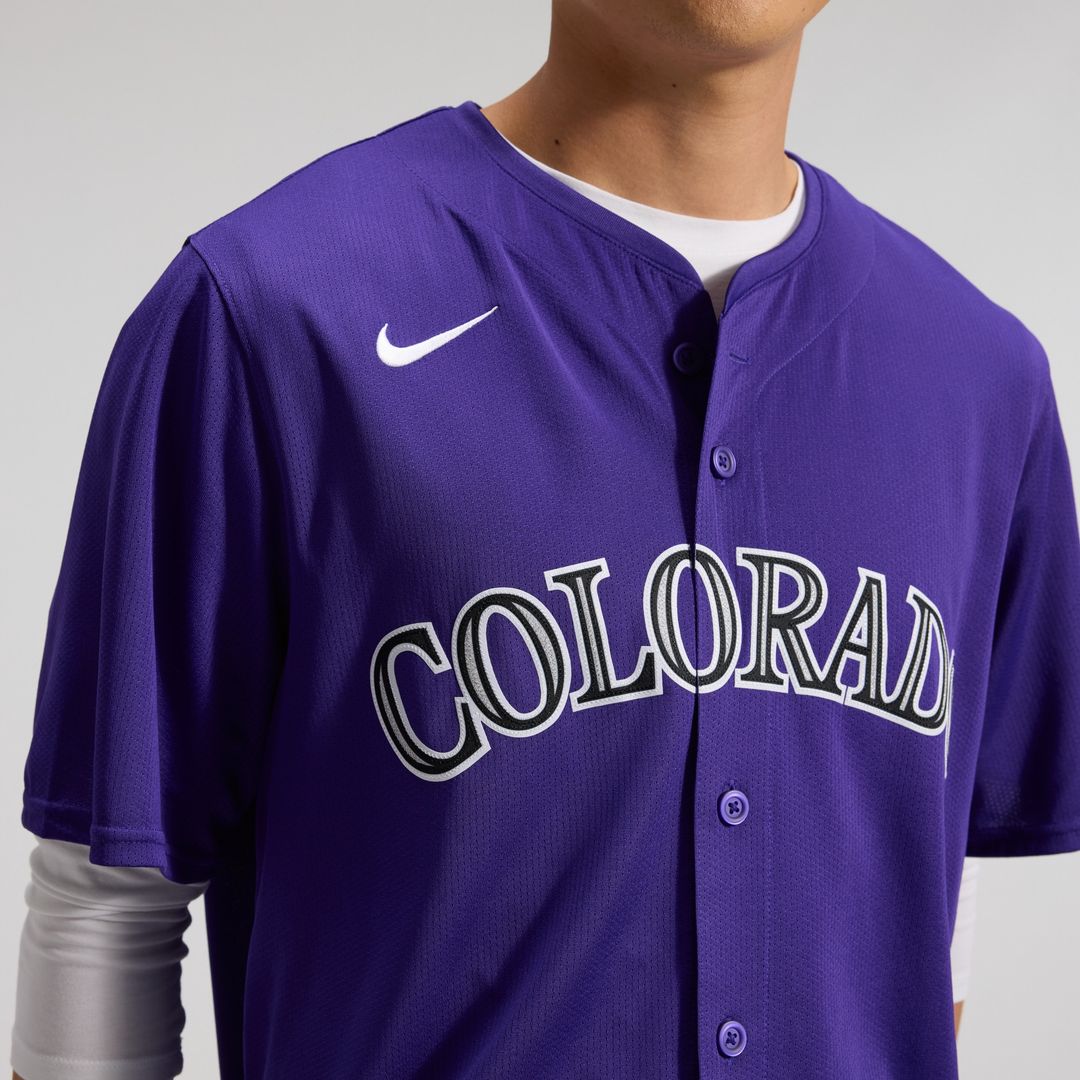 Colorado Rockies Nike Alternate Limited Jersey - Purple