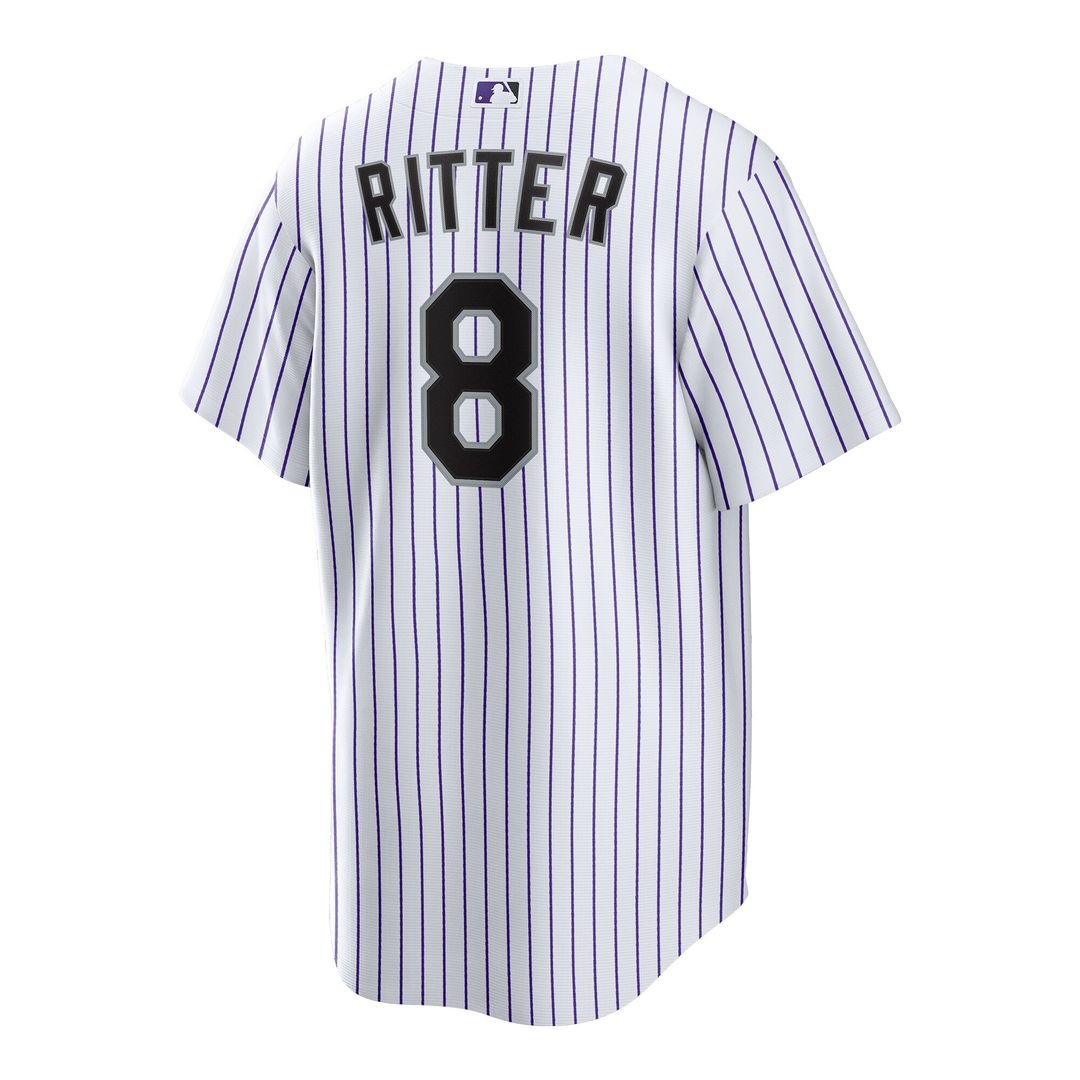Colorado Rockies Ryan Ritter Nike Home Replica Jersey - White