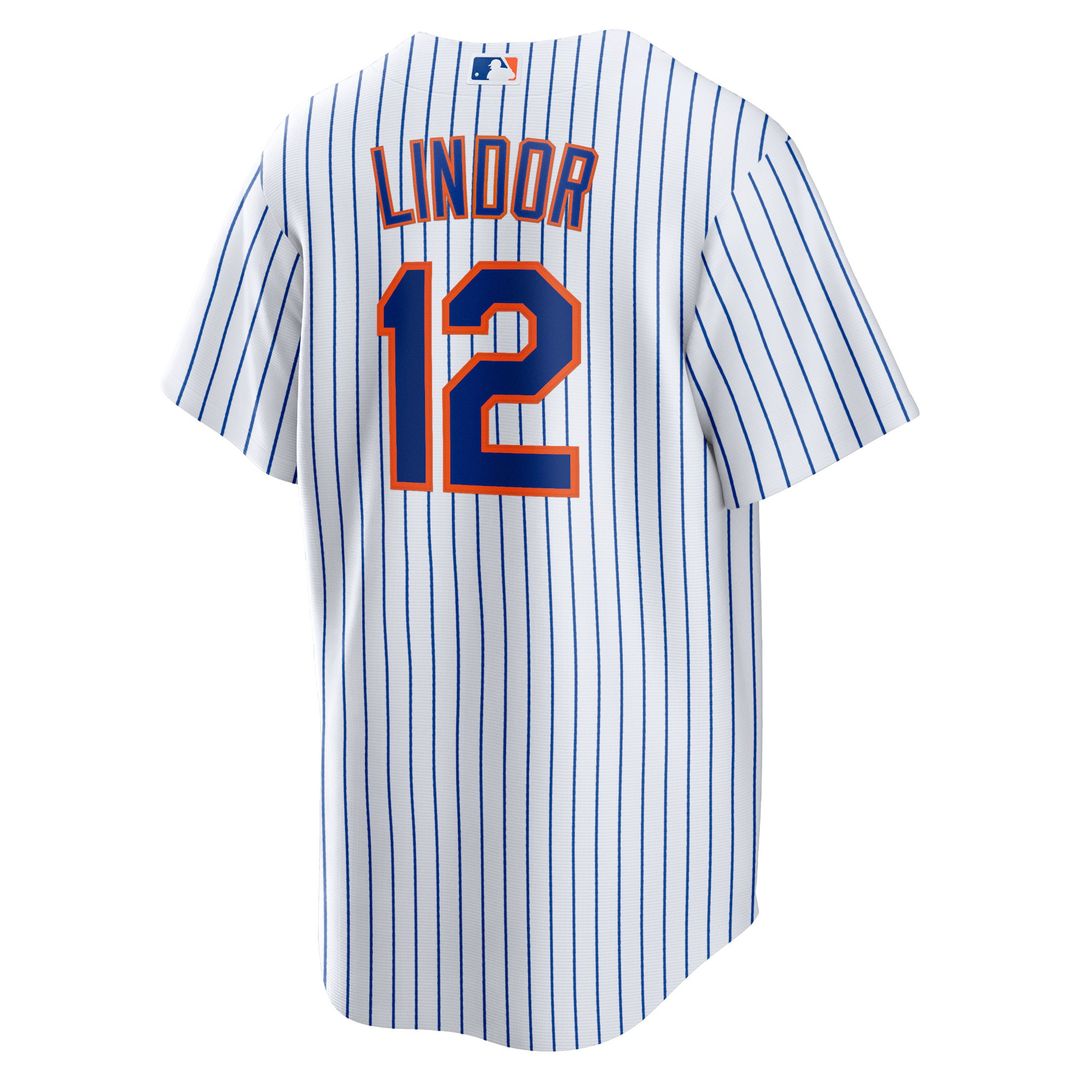 New York Mets Francisco Lindor Nike Home Replica Player Jersey - White