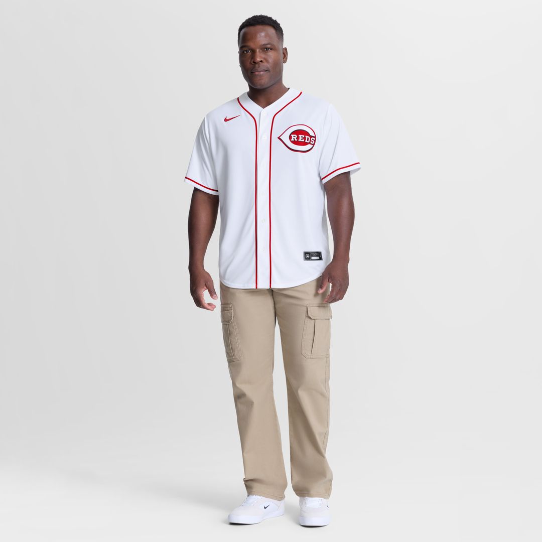 Cincinnati Reds Elly De La Cruz Nike Home Replica Jersey - White