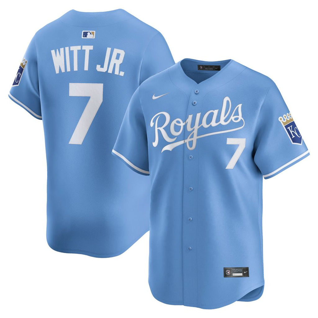 Kansas City Royals Bobby Witt Jr. Nike Alternate Limited Player Jersey - Light Blue