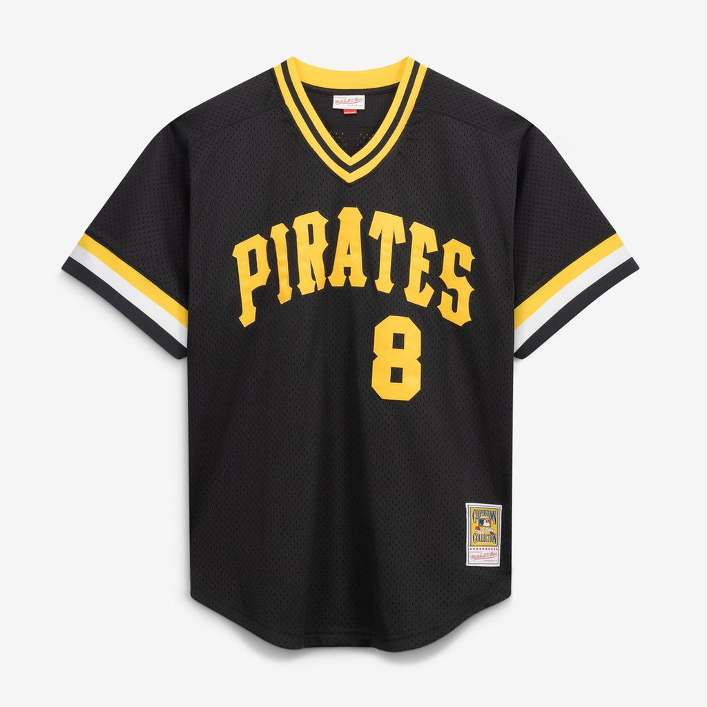 Pittsburgh Pirates Willie Stargell Mitchell & Ness Cooperstown Big & Tall Mesh Batting Practice Jersey - Black