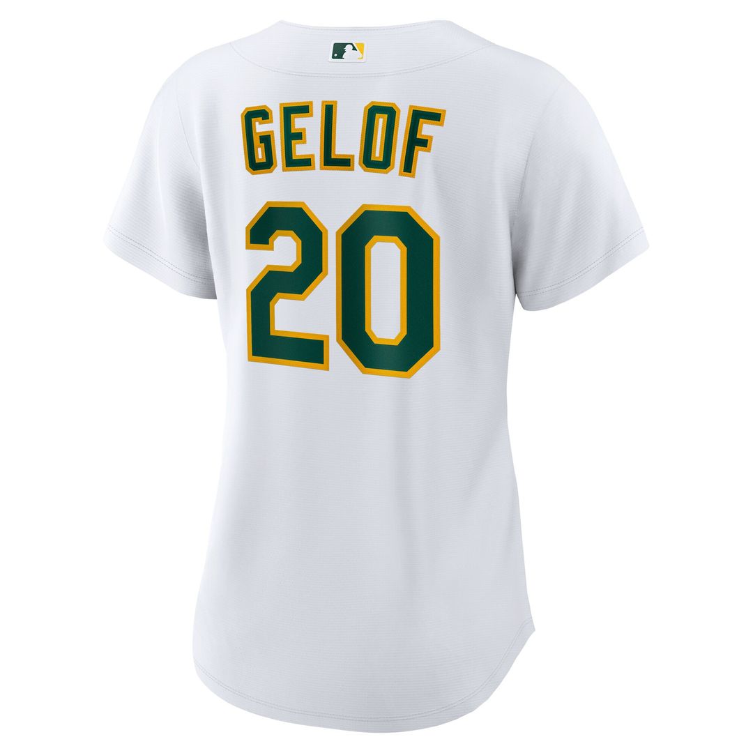 Athletics Zack Gelof Nike Women's Home Replica Player Jersey - White