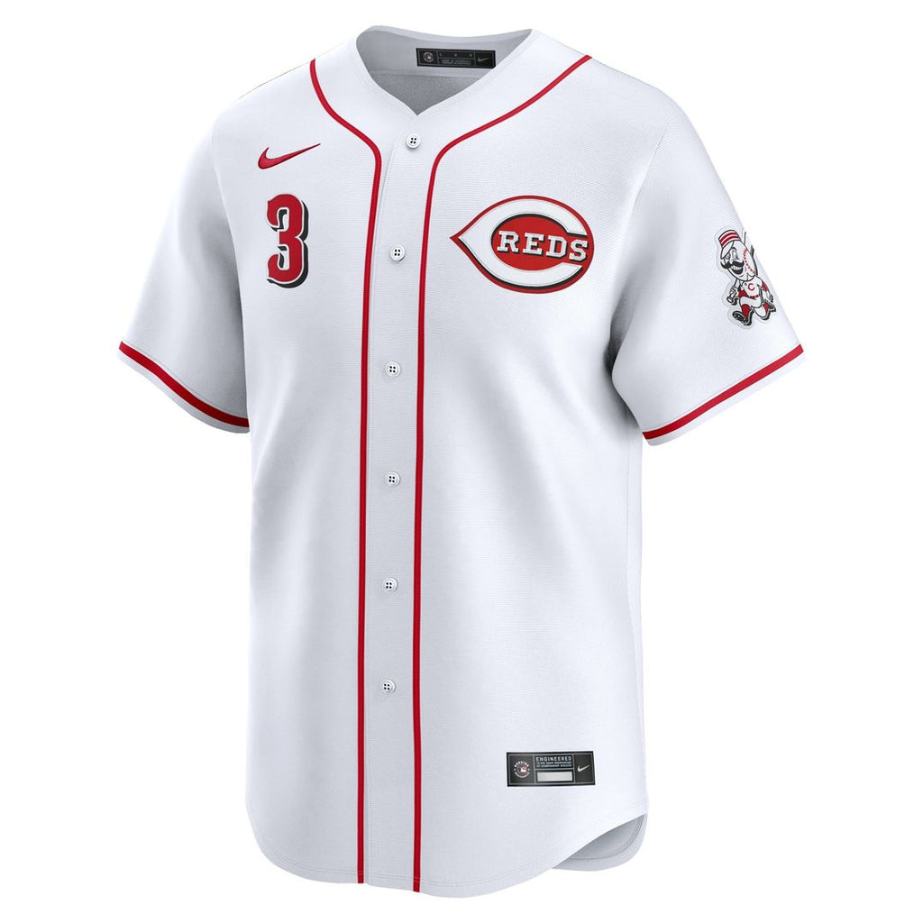 Cincinnati Reds Ke'Bryan Hayes Nike Home Limited Player Jersey - White