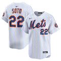New York Mets Juan Soto Nike Home Limited Jersey - White