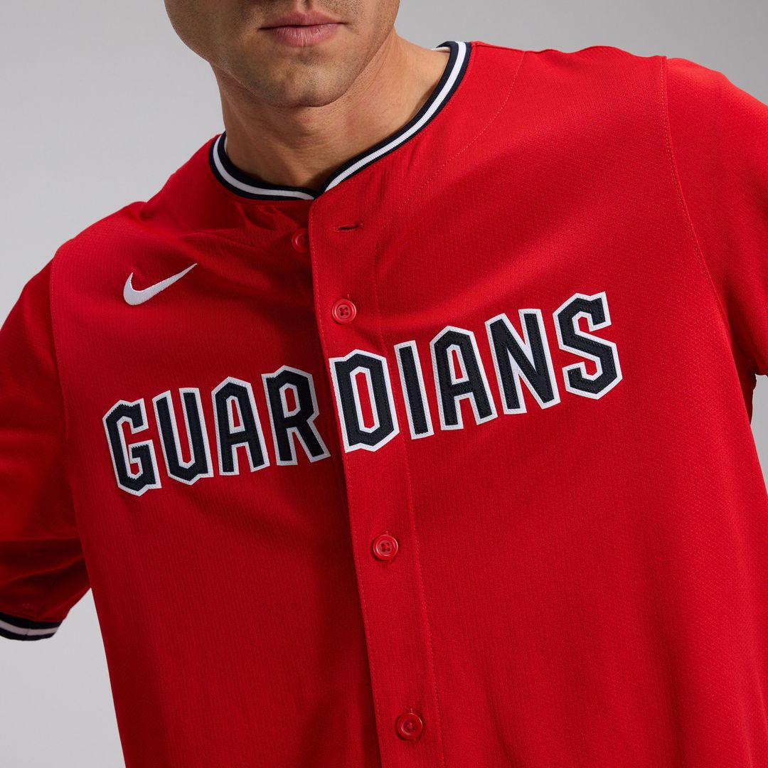 Cleveland Guardians Nike Road Limited Jersey - Gray