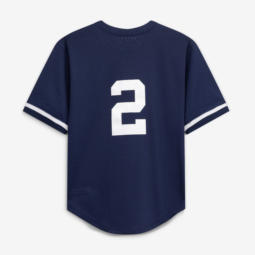 New York Yankees Derek Jeter Mitchell & Ness Preschool Cooperstown Mesh Batting Practice Jersey - Navy