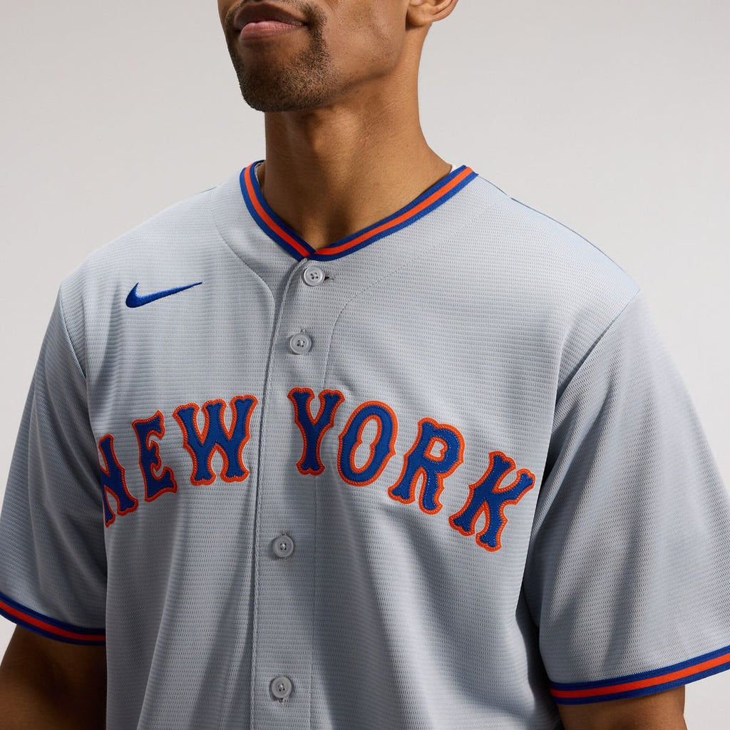 New York Mets Juan Soto Nike Road Replica Jersey - Gray