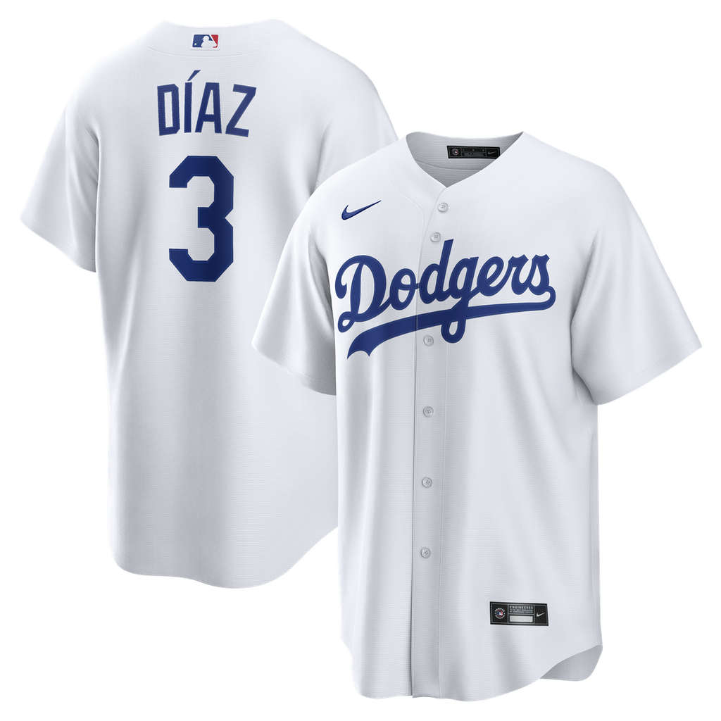 Los Angeles Dodgers Edwin Díaz Nike Home Replica Jersey - White
