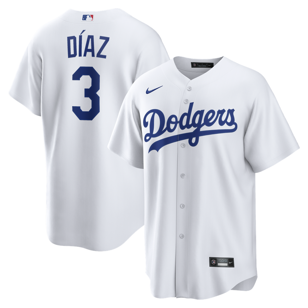 Los Angeles Dodgers Edwin Díaz Nike Home Replica Jersey - White