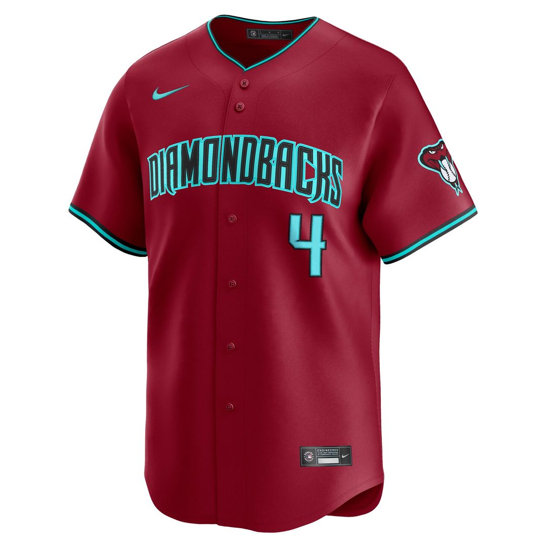 Arizona Diamondbacks Ketel Marte Nike Alternate Limited Jersey - Black