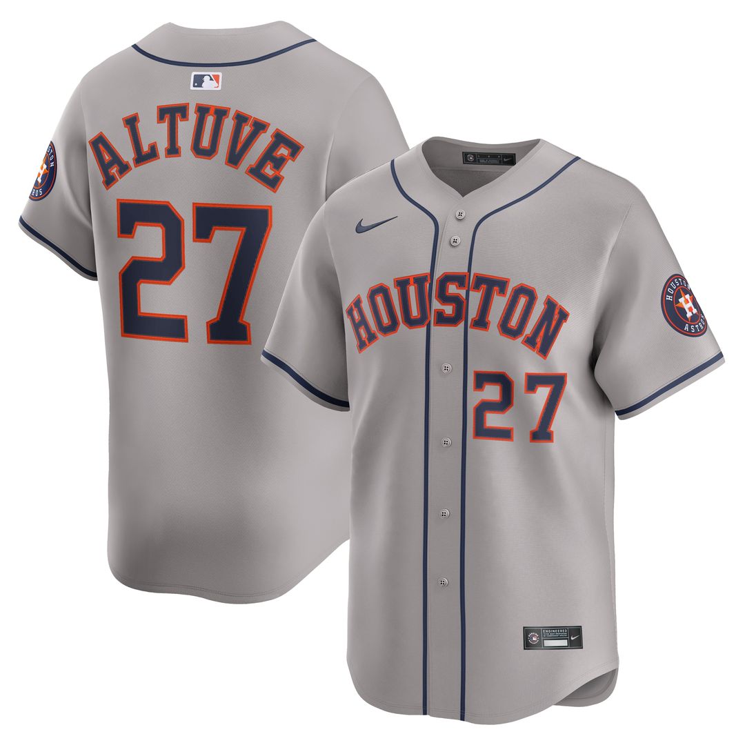 Houston Astros Jose Altuve Nike Home Limited Player Jersey - White