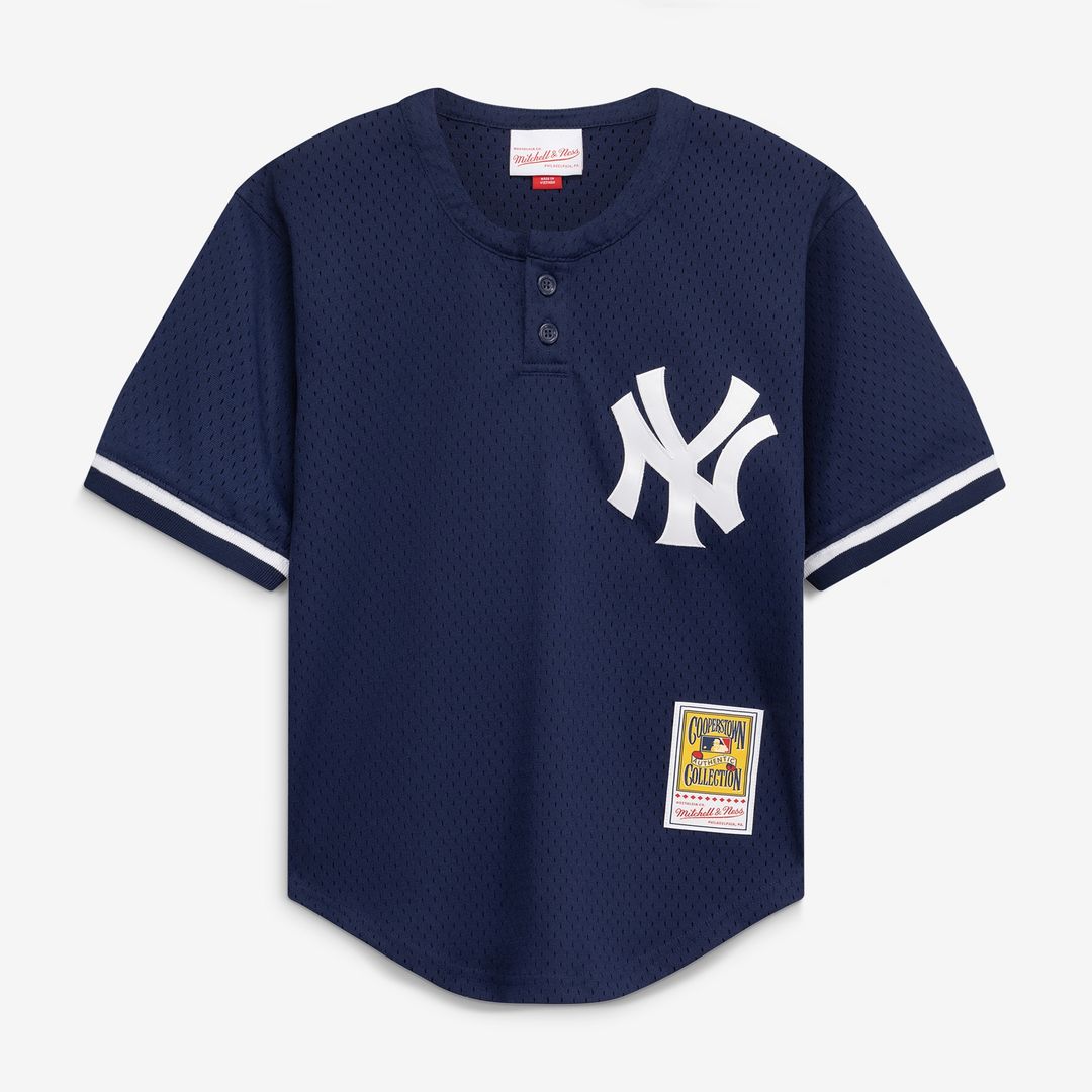 New York Yankees Derek Jeter Mitchell & Ness Preschool Cooperstown Mesh Batting Practice Jersey - Navy