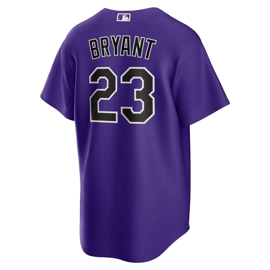Colorado Rockies Kris Bryant Nike Alternate Replica Player Jersey - Purple