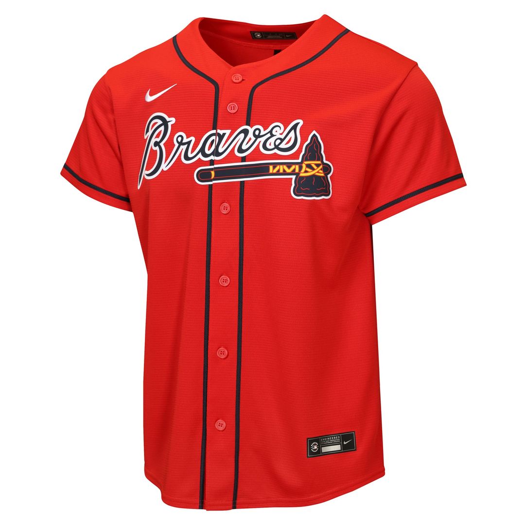 Atlanta Braves Ronald Acuña Jr. Nike Youth Road Replica Jersey - Gray