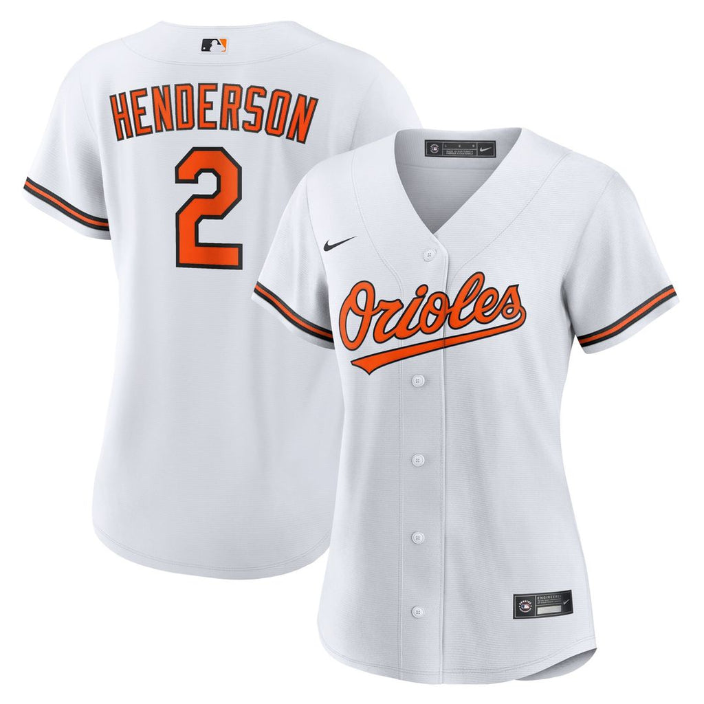 Baltimore Orioles Gunnar Henderson Nike Women's Replica Player Jersey - White