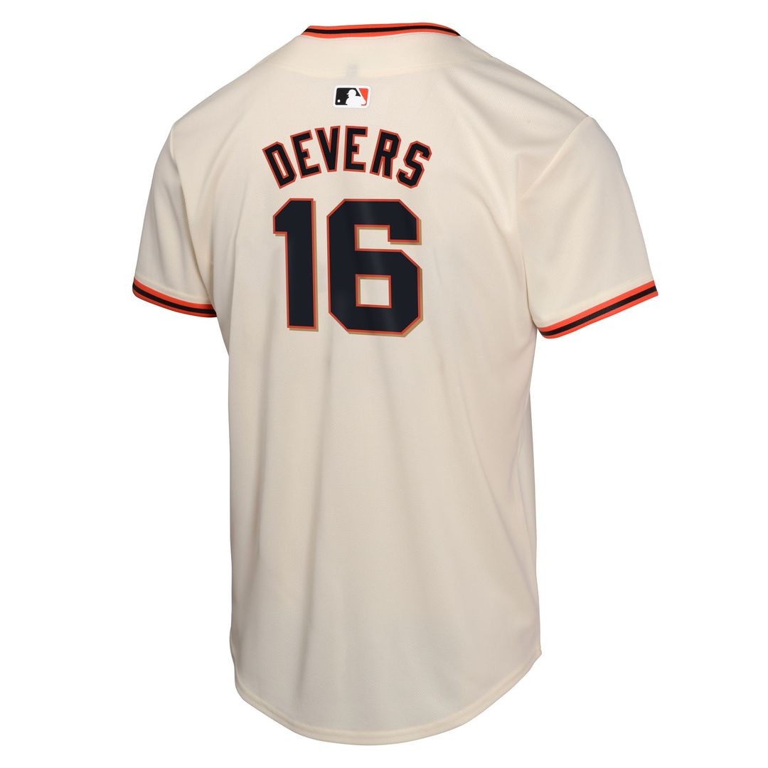 San Francisco Giants Rafael Devers Nike Youth Home Player Game Jersey - Cream