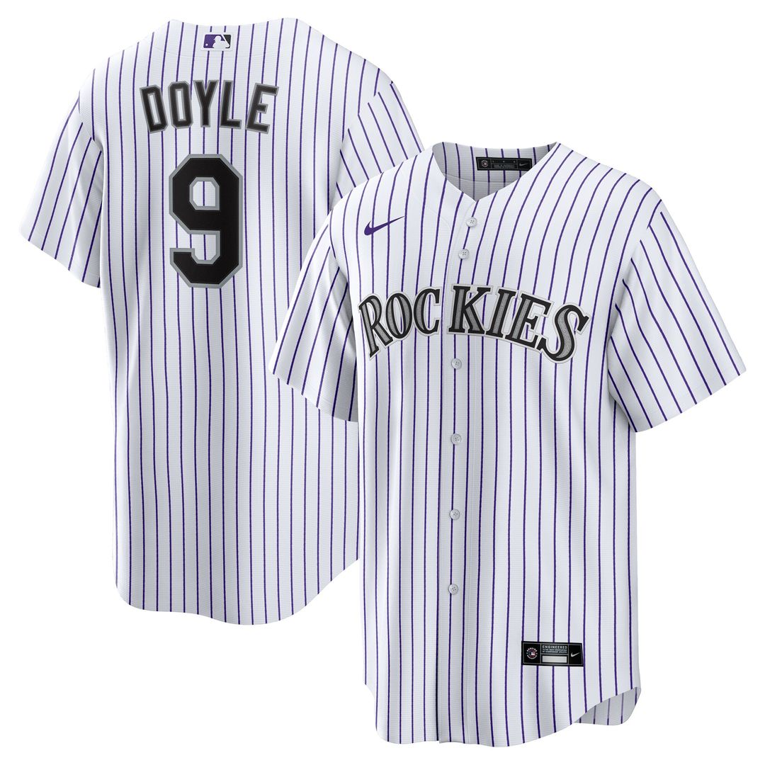 Colorado Rockies Brenton Doyle Nike Home Replica Jersey - White