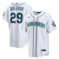 Seattle Mariners Cal Raleigh Nike Home Stadium 50th Season Patch Jersey - White